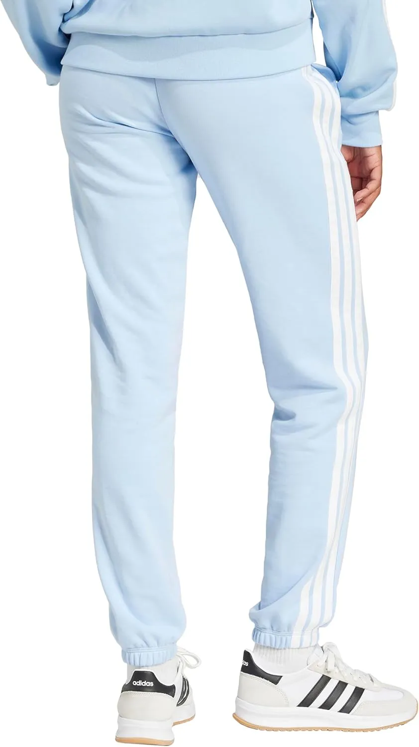 adidas Women's Essentials 3-Stripes French Terry Cuffed Pants