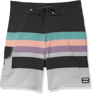 Billabong Boys' Standard All Day Stripe Pro Boardshorts (Toddler/Little Kids)