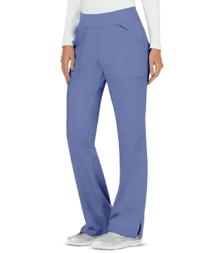 Cherokee WorkWear  Womens Elastic Waistband Cargo Pull-On Scrub Pant