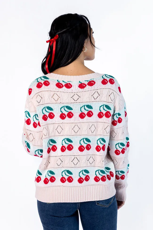 Cherry Happy Blush Cardigan SALE