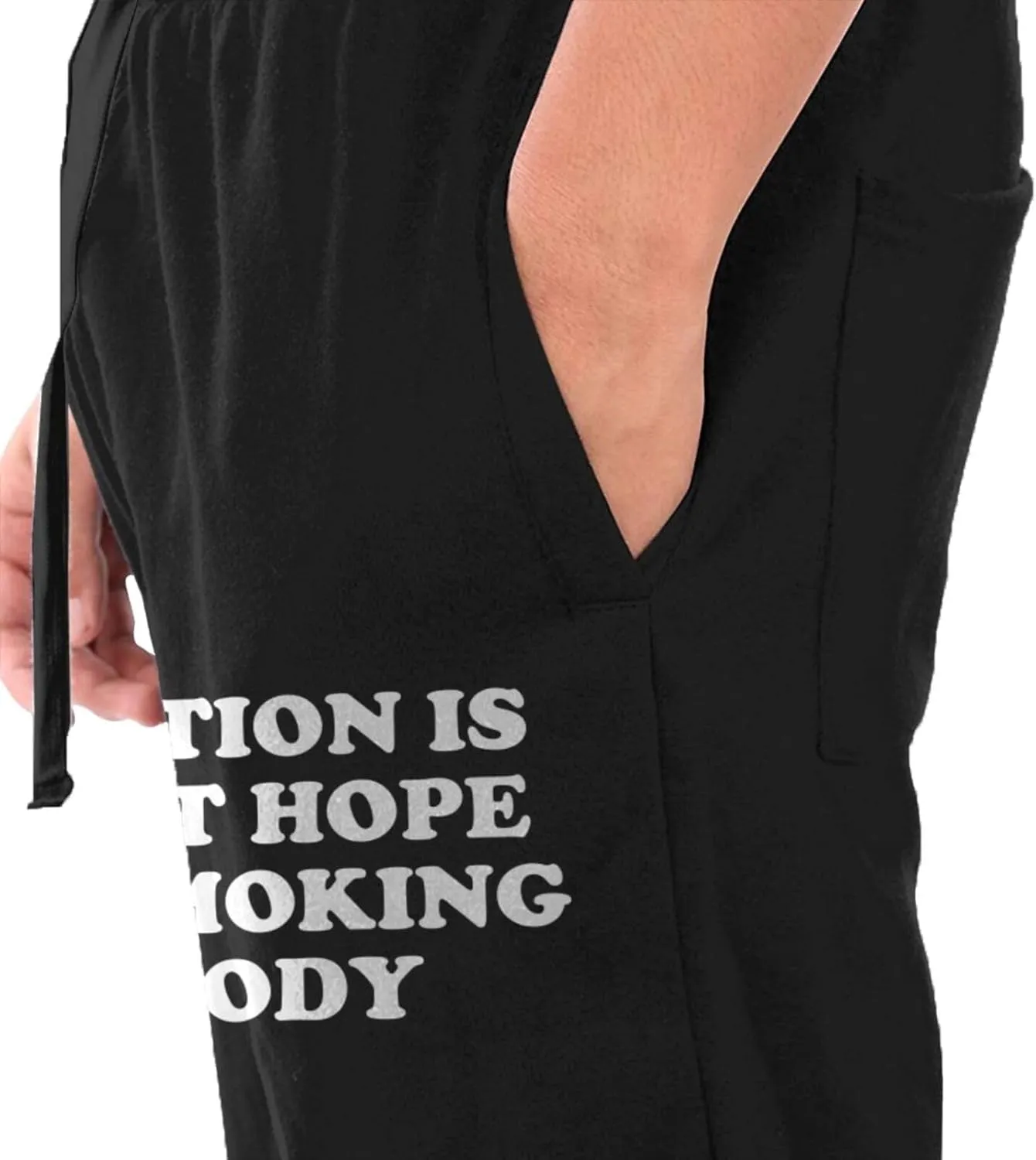 Cremation is My Last Hope for A Smoking Hot Body Men's Athletic Pants Workout Joggers Active Sports Track Training,