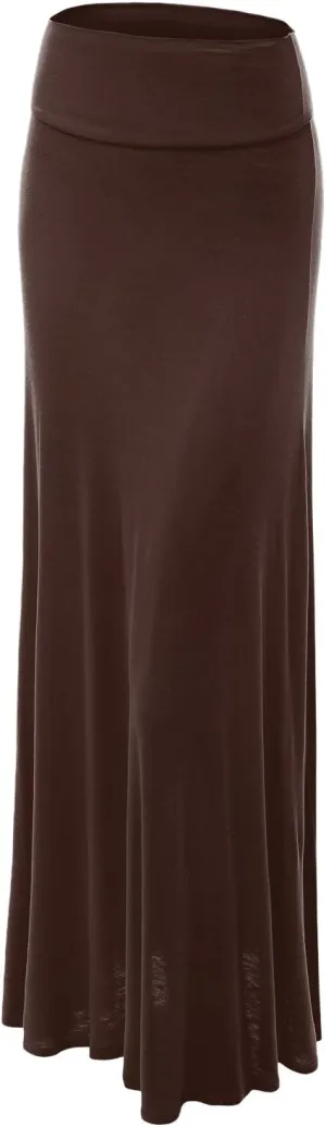CTC Womens Fold-Over Maxi Skirt - Made in USA