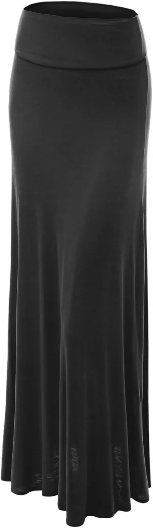 CTC Womens Fold-Over Maxi Skirt - Made in USA