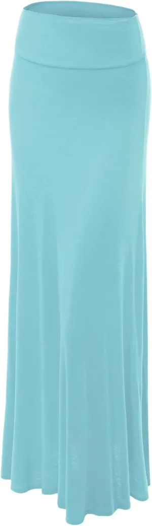CTC Womens Fold-Over Maxi Skirt - Made in USA