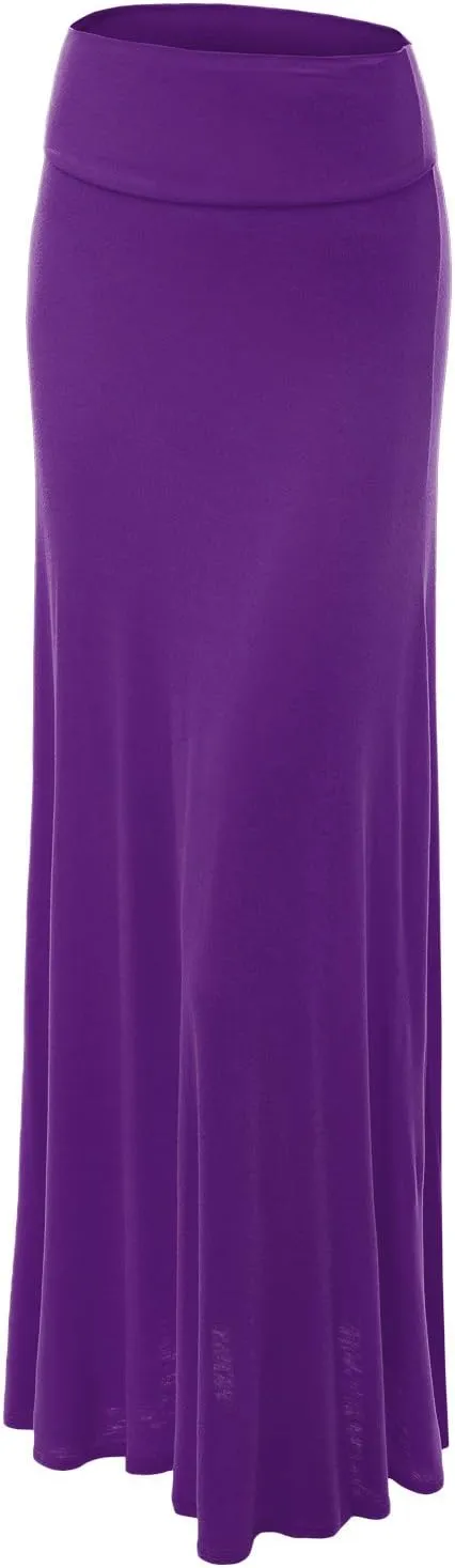 CTC Womens Fold-Over Maxi Skirt - Made in USA