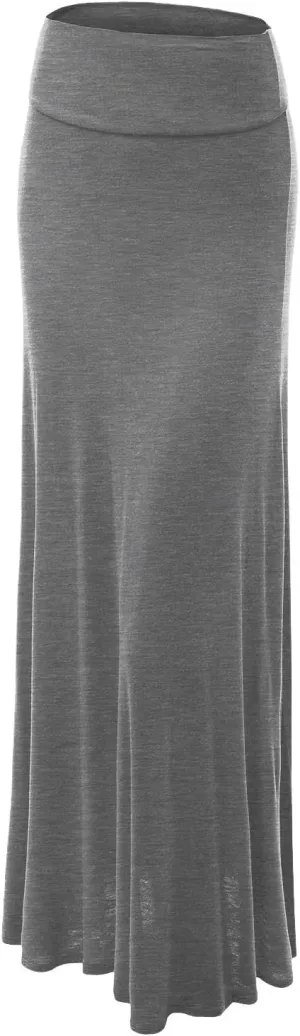 CTC Womens Fold-Over Maxi Skirt - Made in USA