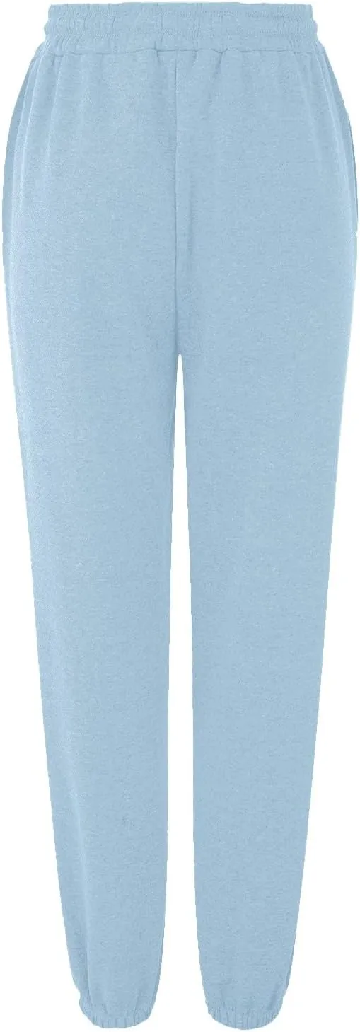 Drawstring Sweatpants for Women with Pockets, Women's Butterfly Sport Pants Elastic Waist Jogger Trousers Plus Size