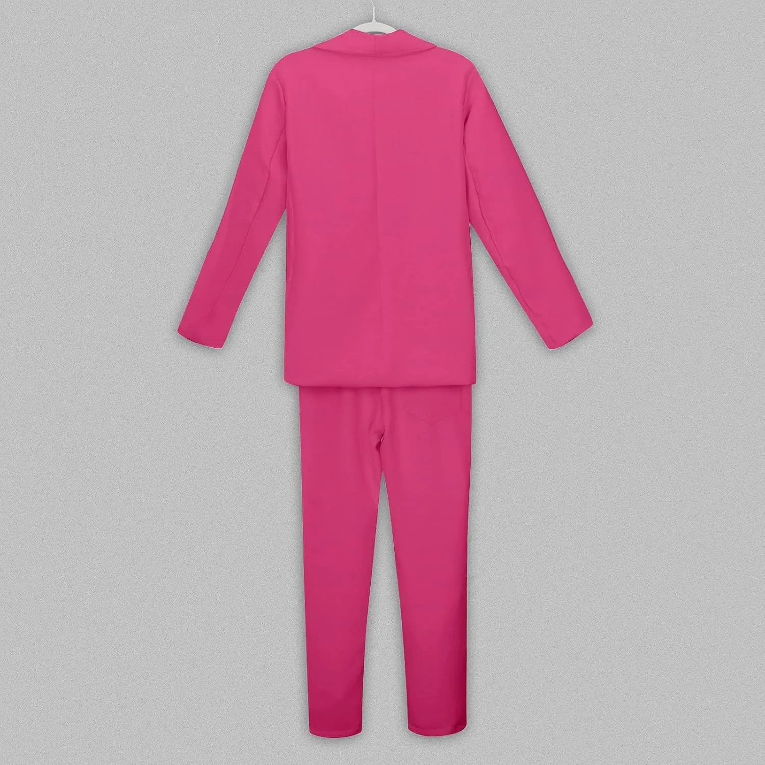 Girls' 2-Piece Fashion Suit Set Casual Blazer and Pants Long Sleeve Lapel Collar Blazer Jacket with Pant Outfit Sets