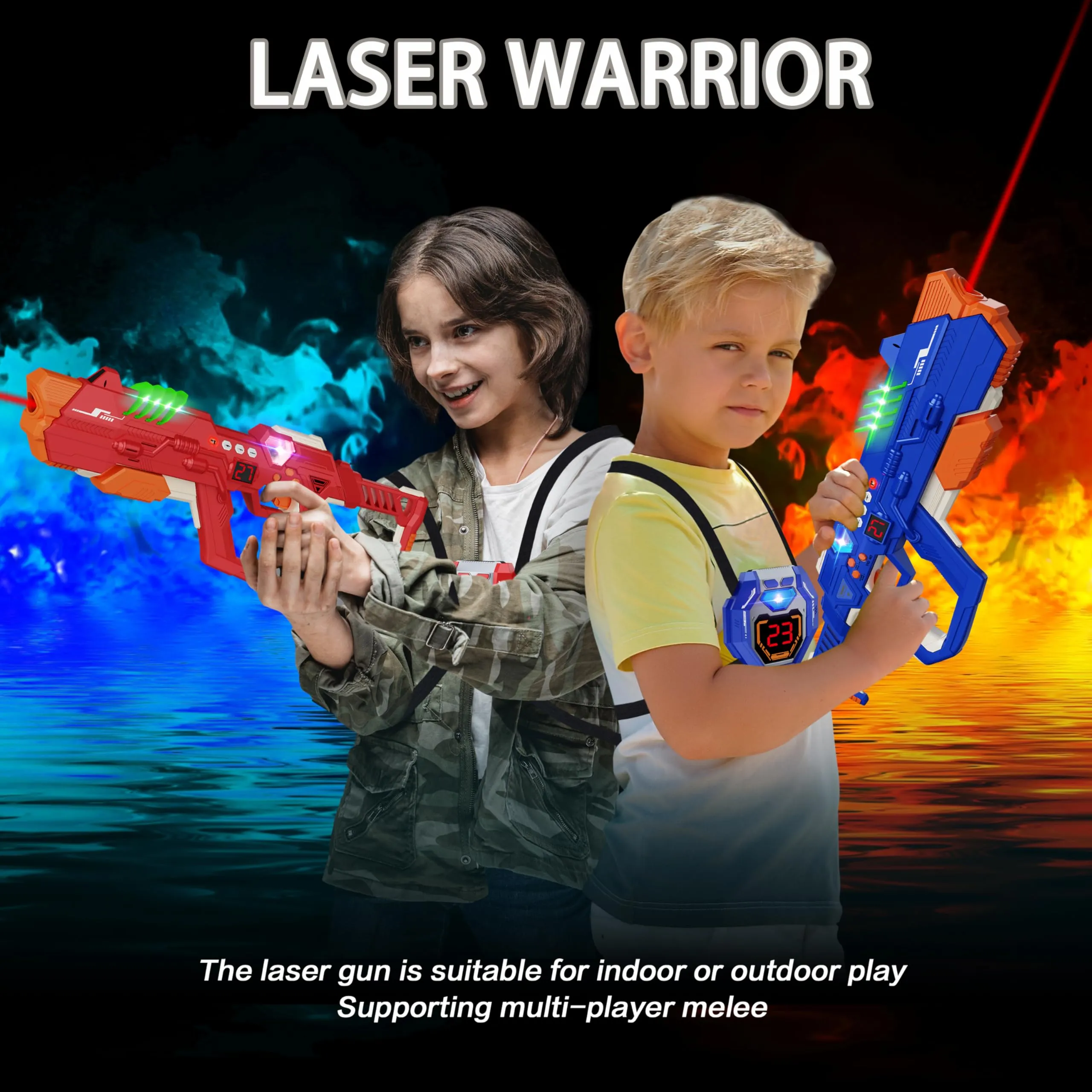 Laser Tag Guns Set for Kids & Adults