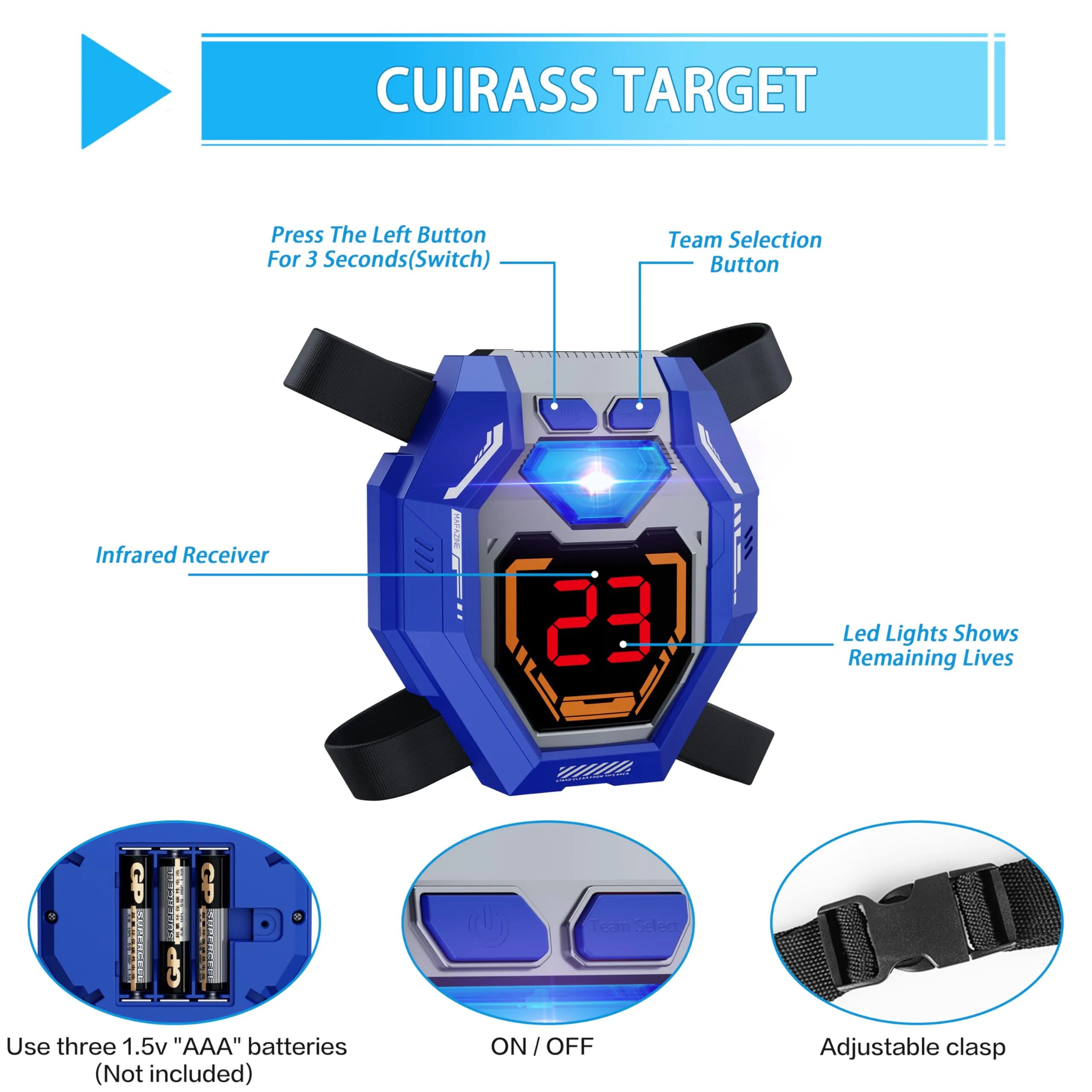 Laser Tag Guns Set for Kids & Adults