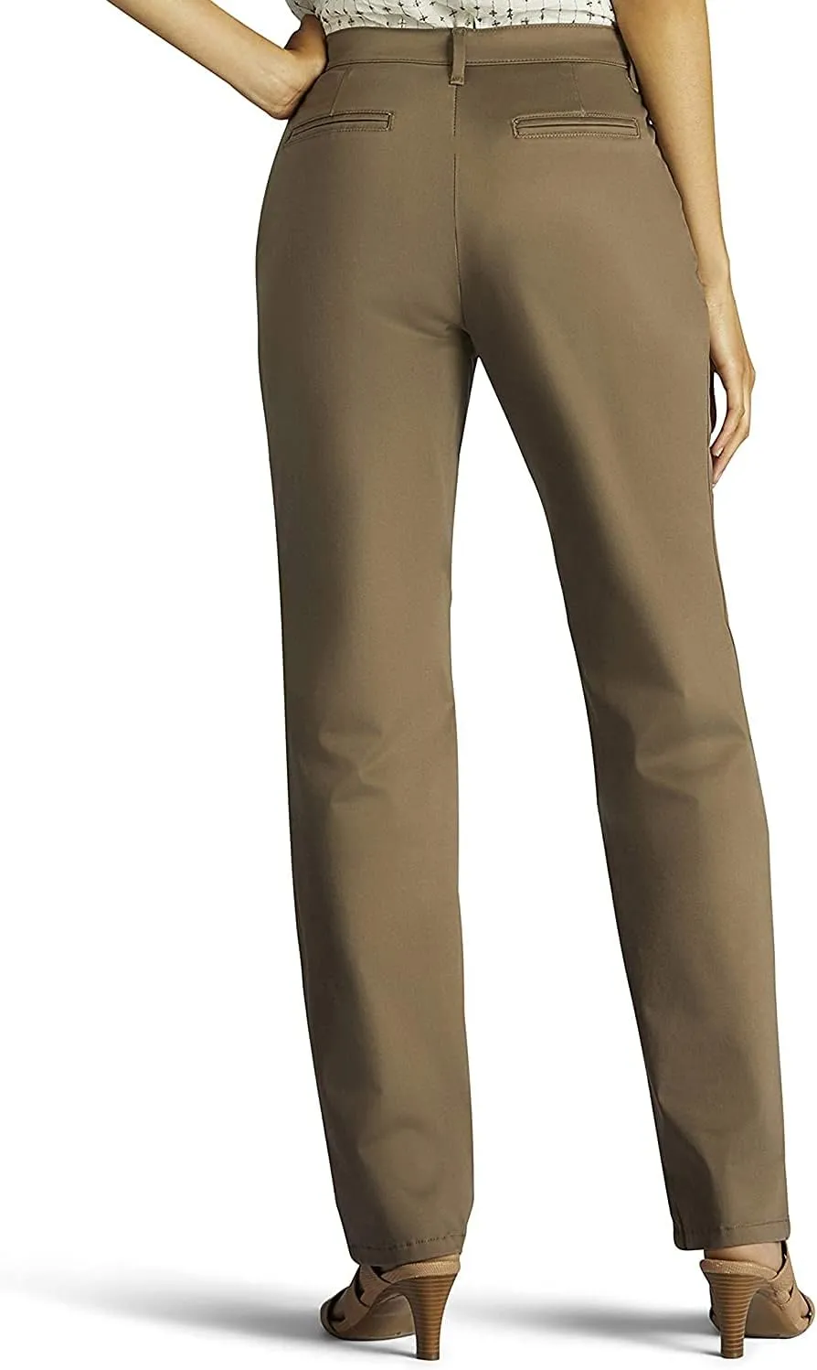 Lee Women's Petite Relaxed Fit All Day Straight Leg Pant