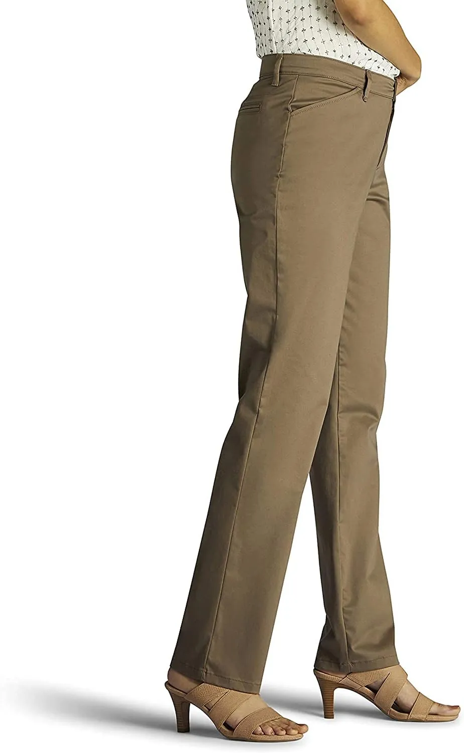 Lee Women's Petite Relaxed Fit All Day Straight Leg Pant