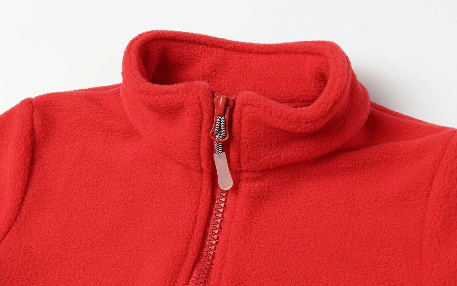LittleSpring Kids Neutral Polar Fleece Jackets Quarter-Zip Pullover with Elastic Cuffs