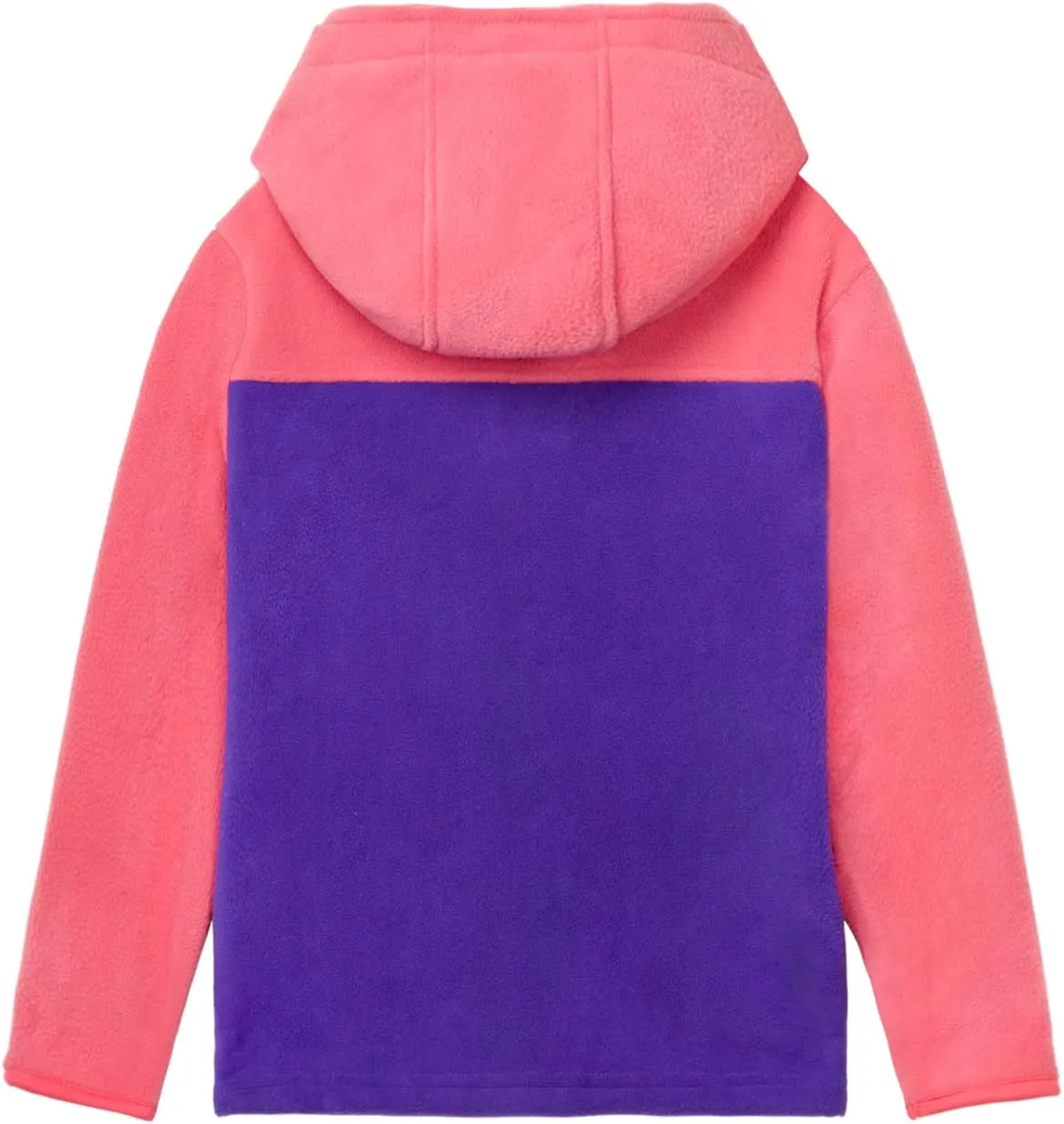 LittleSpring Neutral Boys Girls Polar Fleece Jacket with Pockets Full Zip Fall Winter Colorblock Outwear