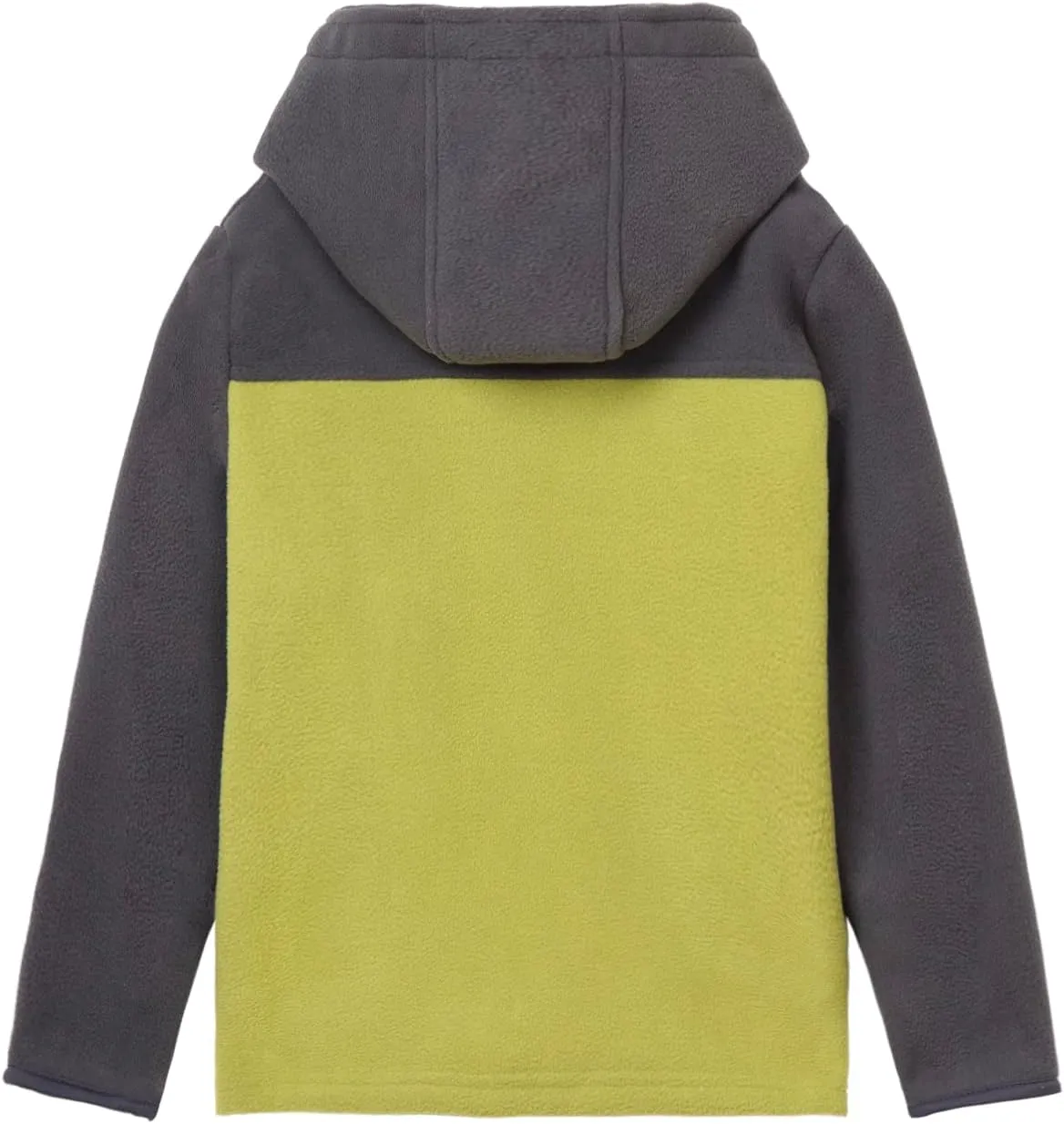 LittleSpring Neutral Boys Girls Polar Fleece Jacket with Pockets Full Zip Fall Winter Colorblock Outwear