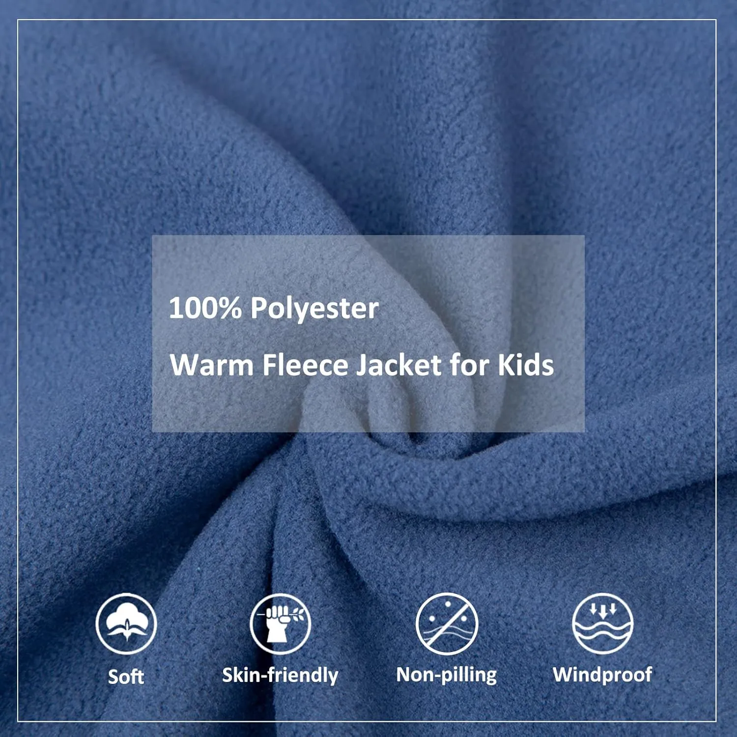 LittleSpring Neutral Boys Girls Polar Fleece Jacket with Pockets Full Zip Fall Winter Colorblock Outwear