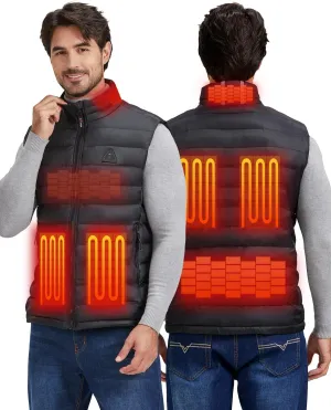 Men's Heated Vest with Battery Pack,20000mAH For All Day