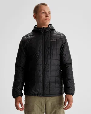 Men's Heli R Insulated Hooded Jacket - Black Stingray
