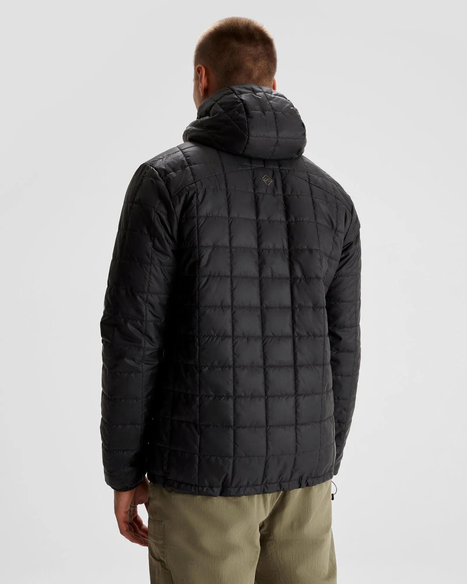Men's Heli R Insulated Hooded Jacket - Black Stingray