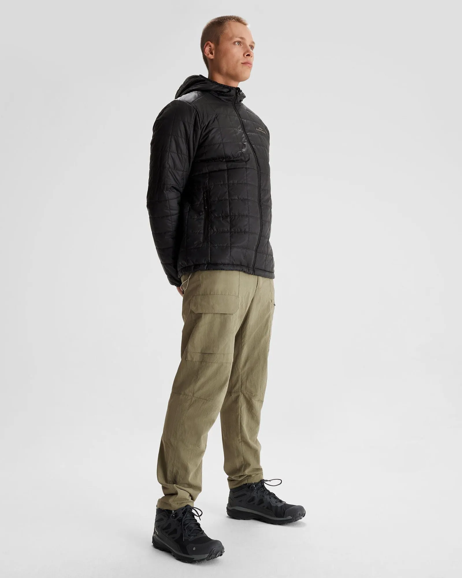 Men's Heli R Insulated Hooded Jacket - Black Stingray