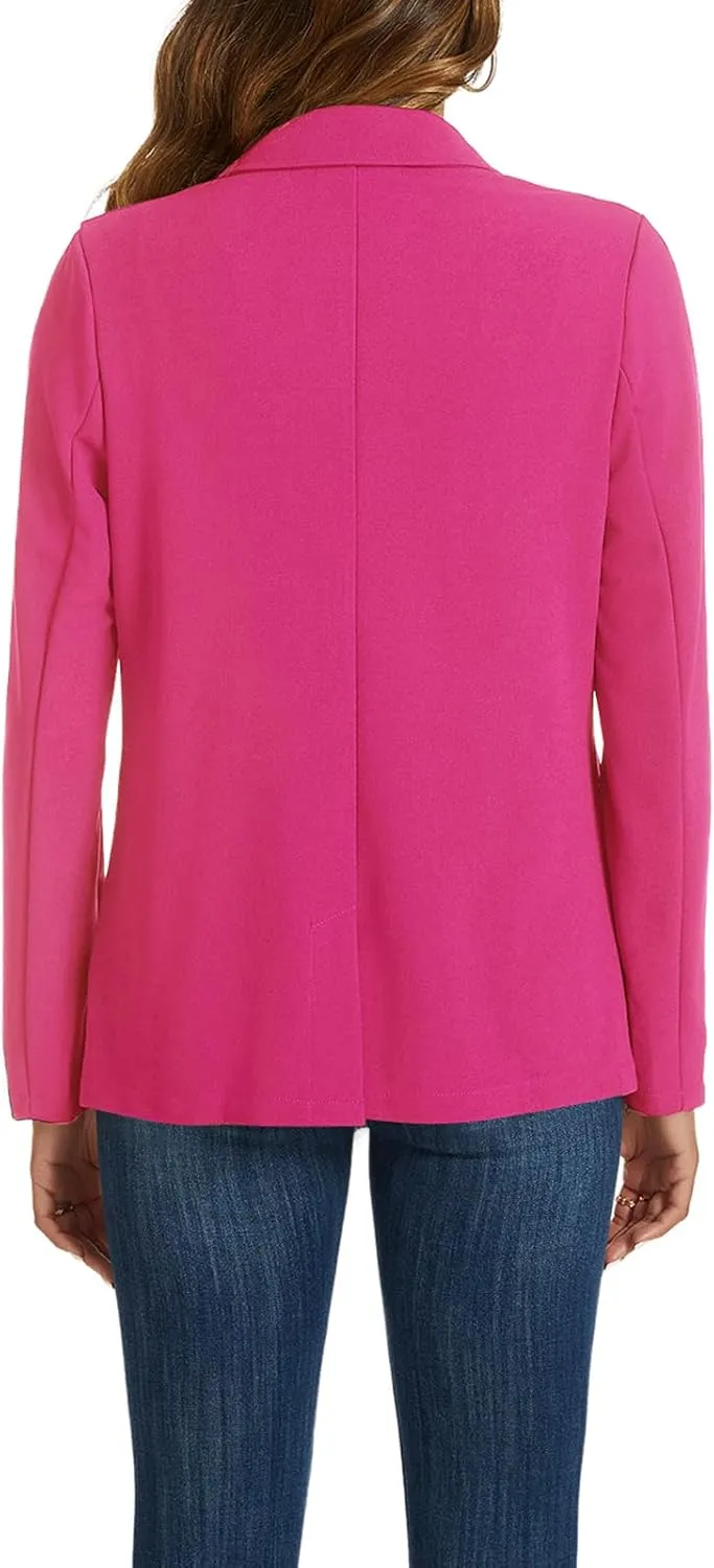 MINTLIMIT Blazers for Women Long Sleeve Notched Lapel Button Business Casual Blazer Work Office Blazers Jacket with Pockets