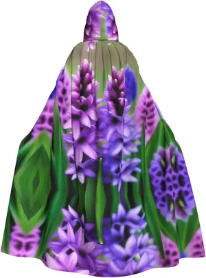 PHAYAH Hyacinth Adult Hooded Cloak Neutral Hooded Cloak Masquerade Cosplay Halloween Witch Cloak Christmas Party Robe
