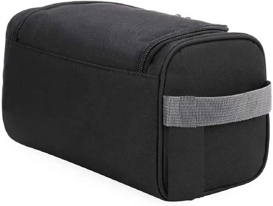 Portable Ms. Neutral capacity waterproof cosmetic organizer hanging bag men's wash face shaving cosmetic bag (Gray)