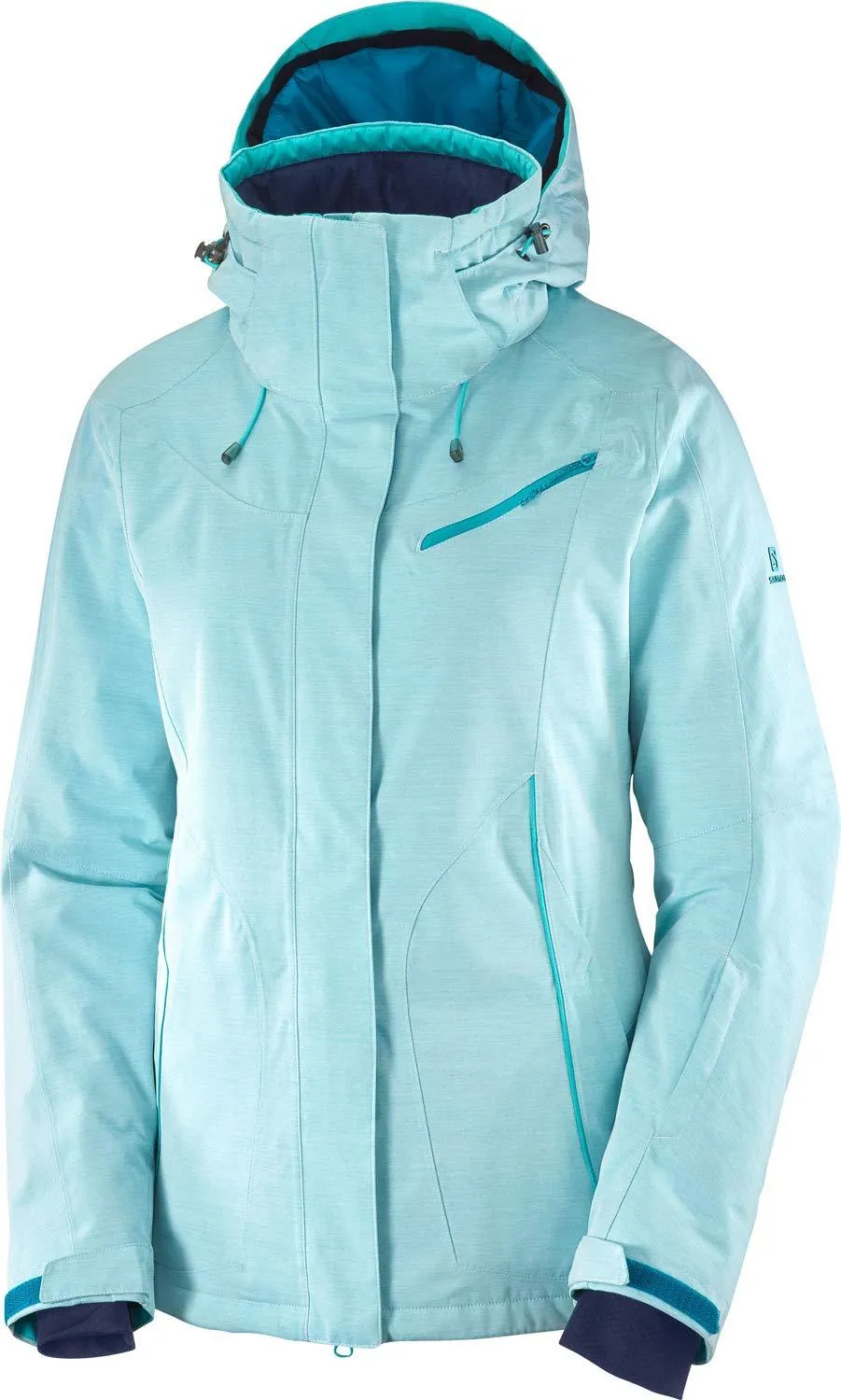 SALOMON Women's Fantasy JKT W, Tile Blue, Medium