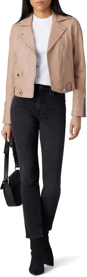 Slate & Willow Rent The Runway Pre-Loved Classic Leather Moto Jacket