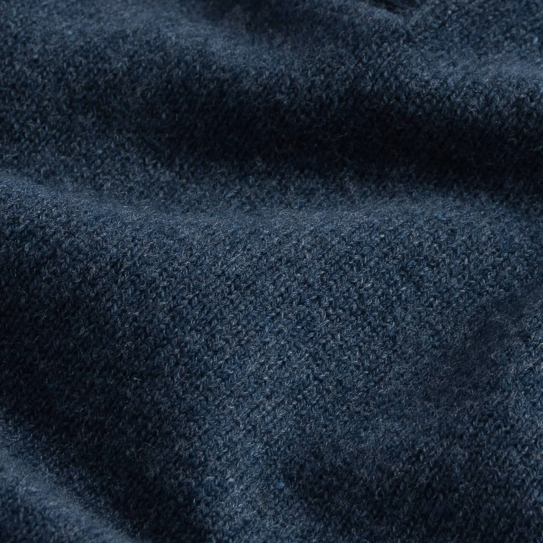 The Blue Heather Brewer Mock Neck Sweater