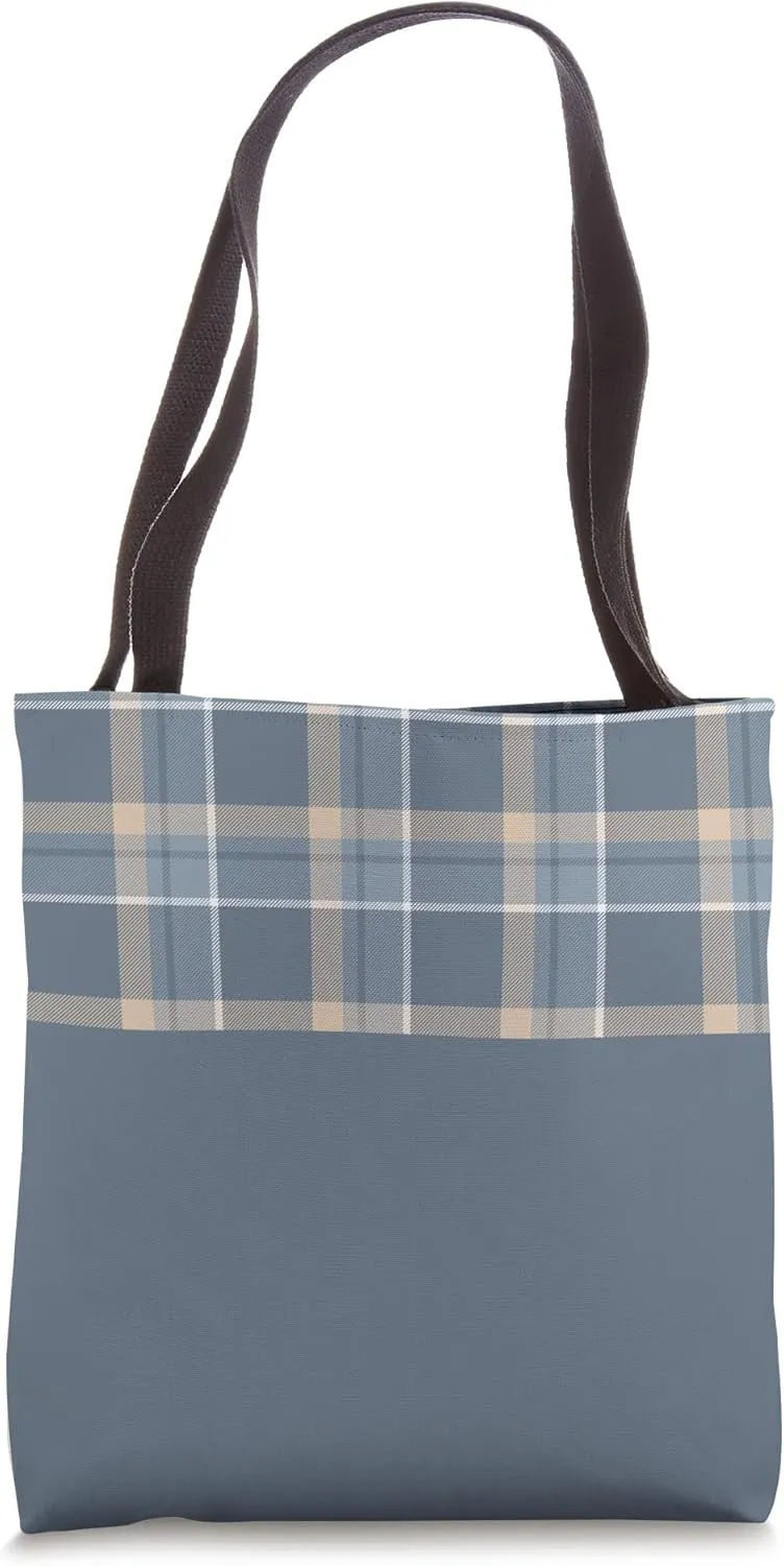 Unisex Baby Bags Diaper Bag Tote Bag Neutral Plaid for Men Tote Bag