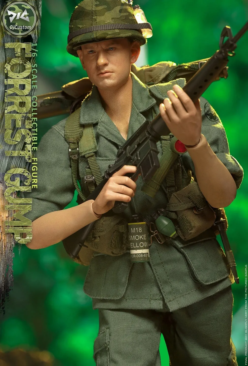 Vietnam Forrest Gump - Green Rivet Harness w/Pouch Set (READ DESC)