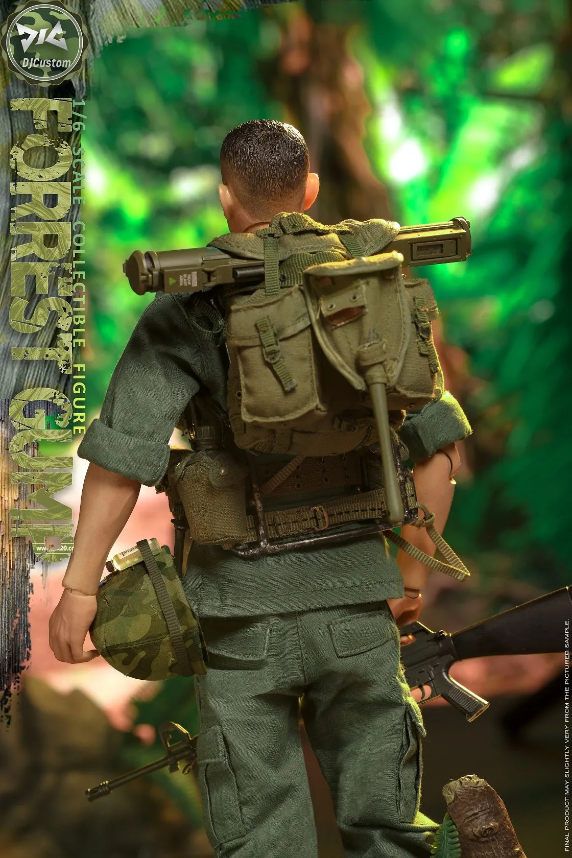 Vietnam Forrest Gump - Green Rivet Harness w/Pouch Set (READ DESC)