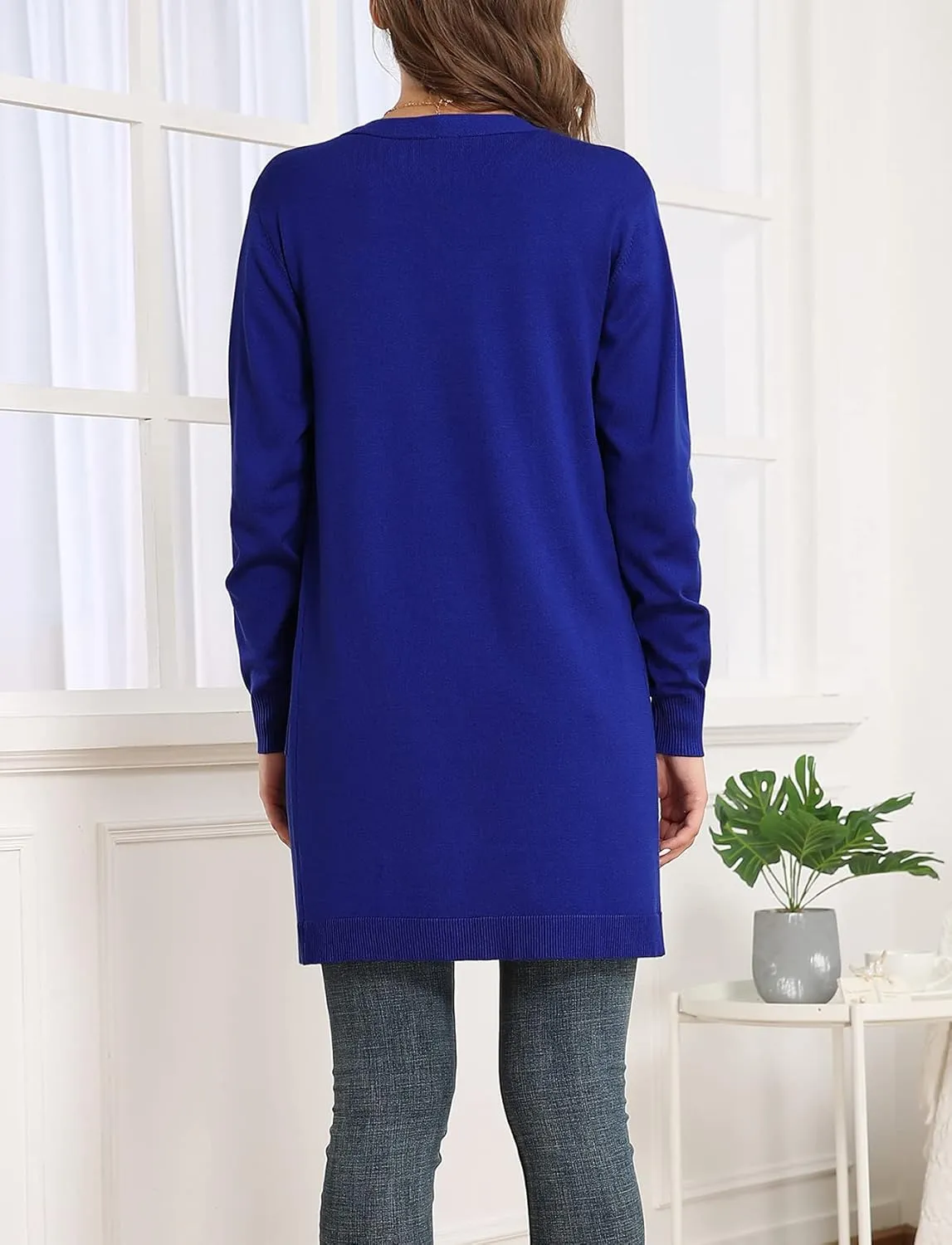 VIISHOW Women's Classic Cardigans Long Sleeve Open Front Casual Knit Cardigan Sweaters Coat Soft Outwear