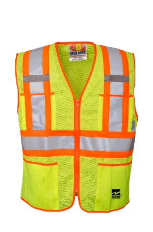 Viking Men's Open Road® Zipper Safety Vest_Green
