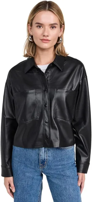 Z SUPPLY Women's All Day Faux Leather Jacket