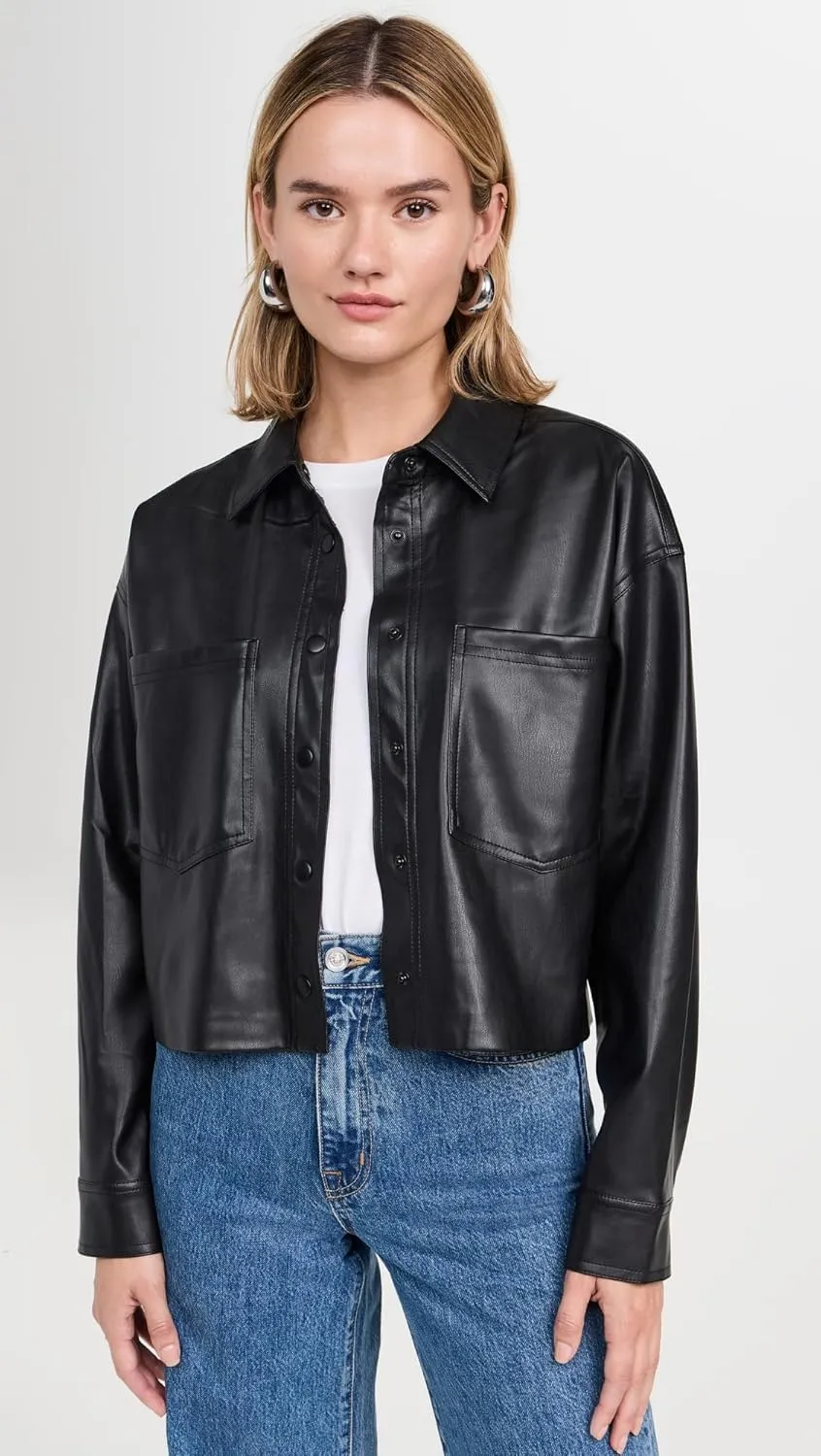 Z SUPPLY Women's All Day Faux Leather Jacket