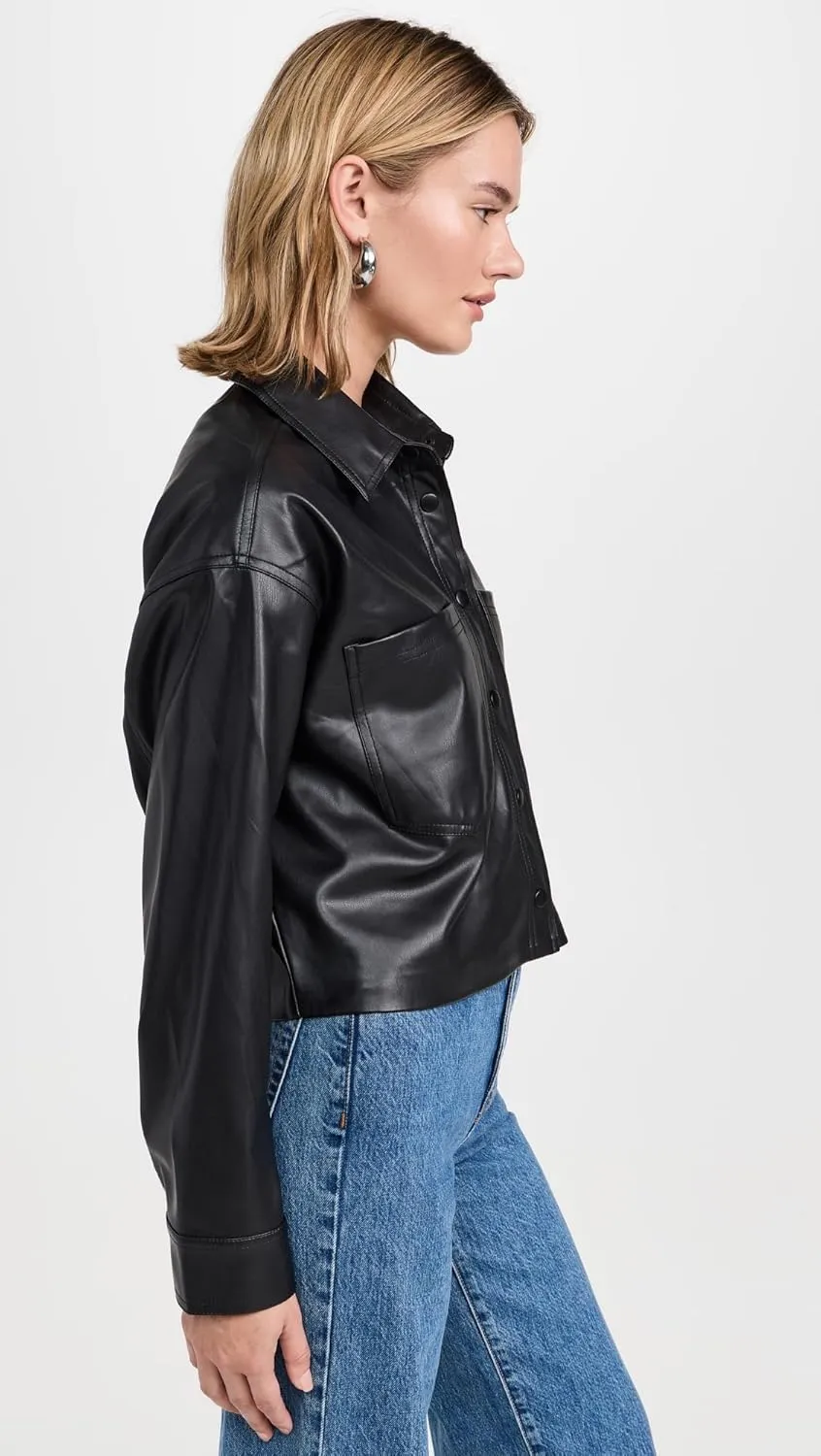 Z SUPPLY Women's All Day Faux Leather Jacket